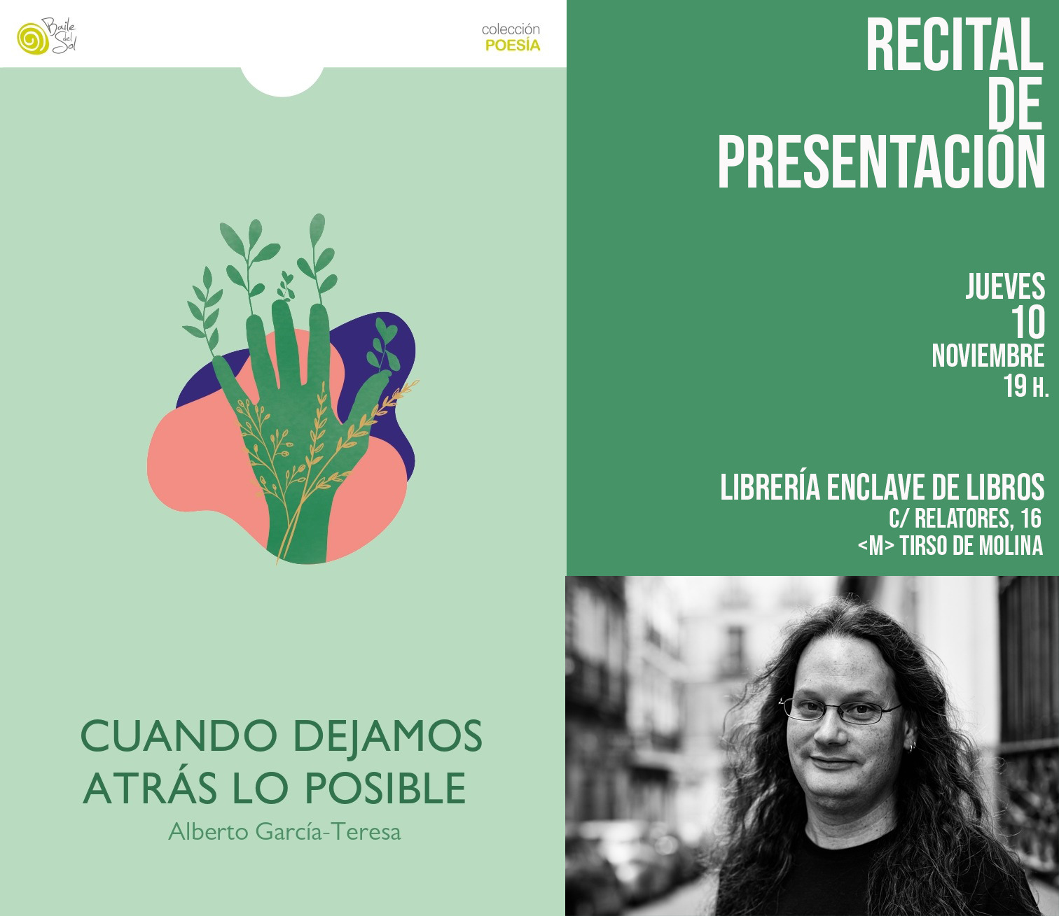 Recital de presentación Alberto García-Teresa “Cuando dejamos atrás lo posible”