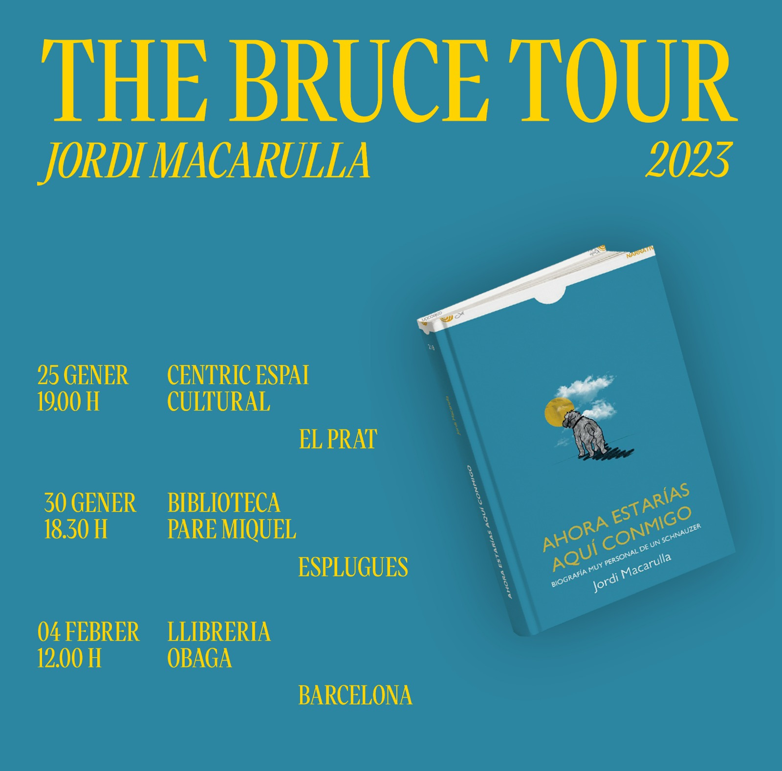 BRUCE tour - Gira de presentación Enero-Febrero